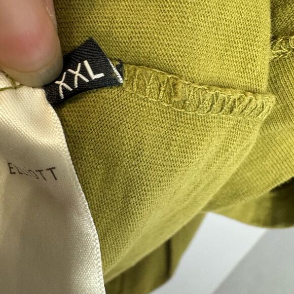 John Elliot SL University Tee Long Sleeve Crew Neck T-Shirt Casual Green XXL - Picture 11 of 11